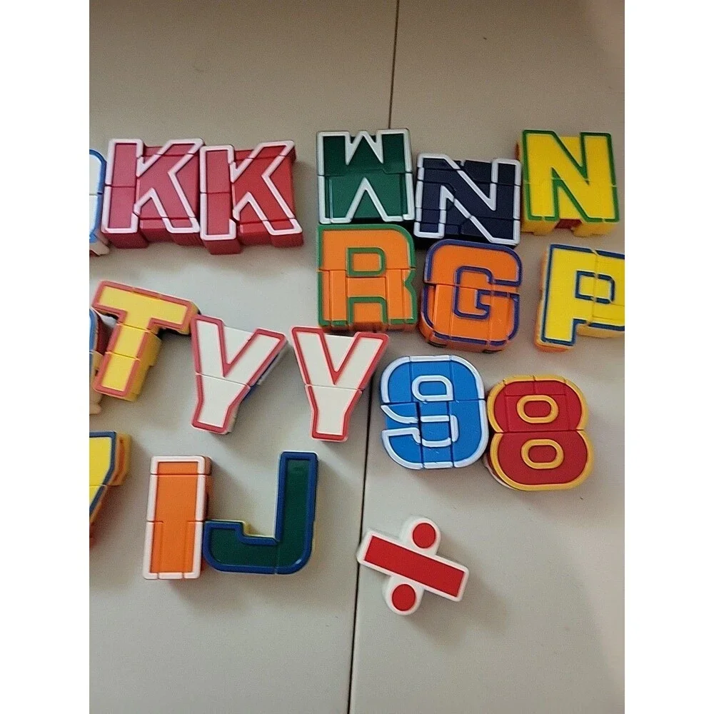 Alpha Bots Transforming‎ Robot Alphabet Letters Set Replacements Not Complete